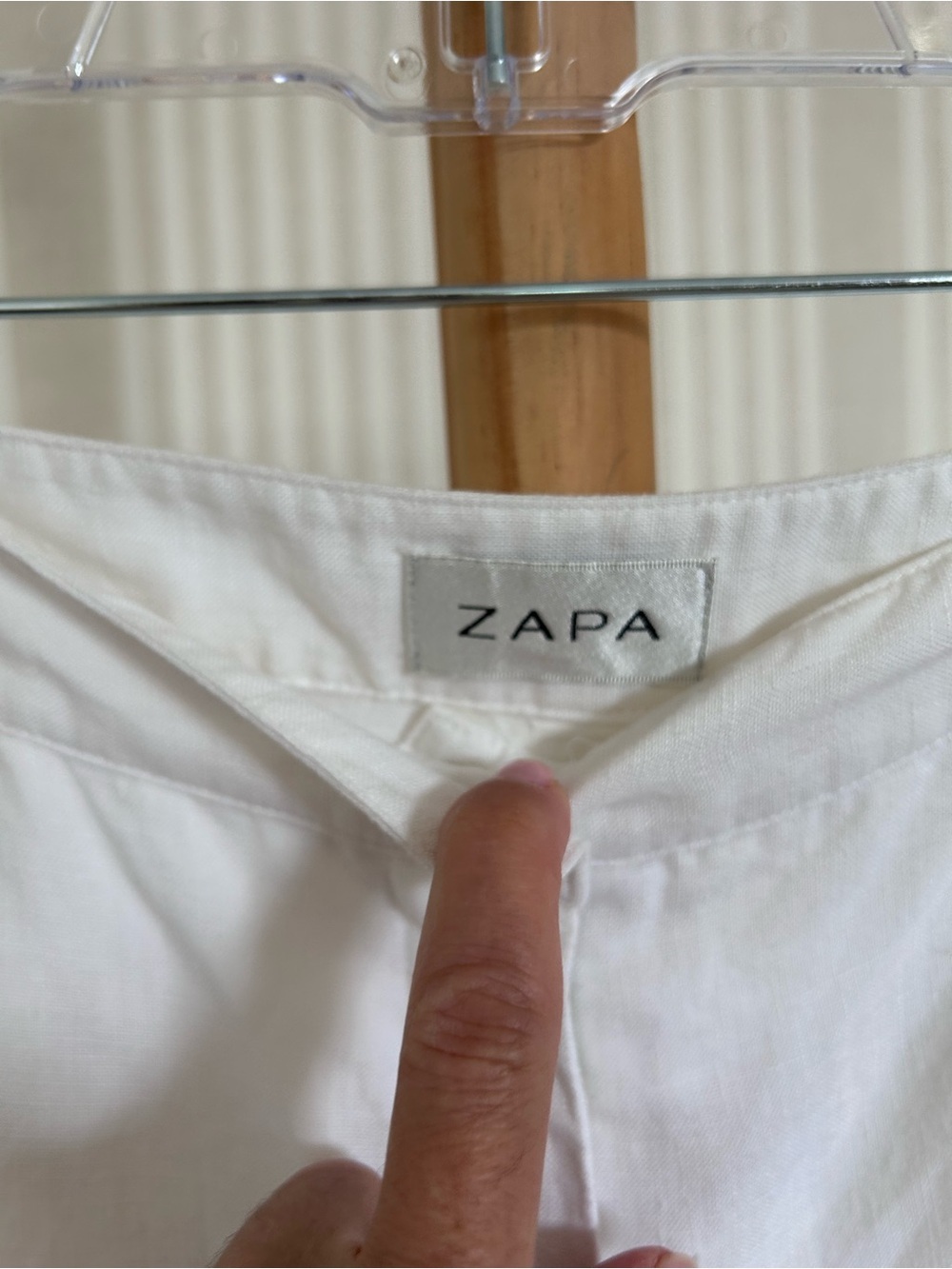 ZAPA PARIS White Linen Drawstring Balloon Pants Women’s Size 10 $400 Retail - Picture 6 of 11